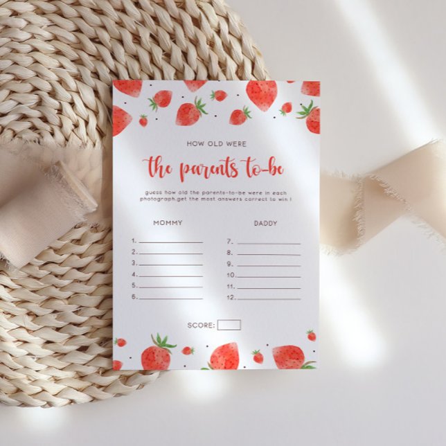 Convites Quantos Anos Eram Os Pais, Berry Sweet Chá de fral (Criador carregado)