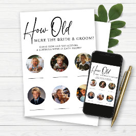 Convites Quantos Anos Tinham a Noiva e o Jogo de Recepção d