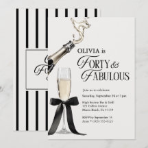 Quarenta & Fabuloso Chic Champanhe Arco 40º Aniver