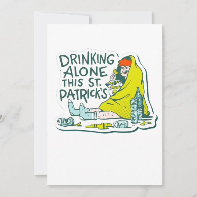 Convites quarentena do s.s. de bebendo sozinho (Frente)