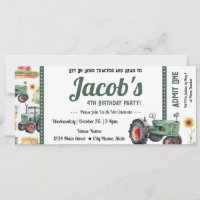 Quarto Aniversário Compre seu Ticket de Trator