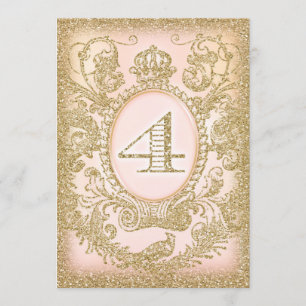 Convites Quarto aniversário de uma vez no tempo Princesa