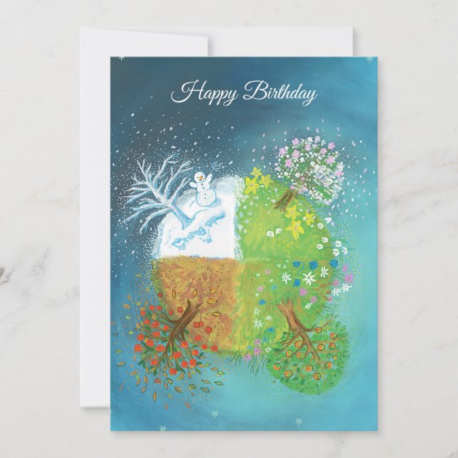 Convites Quatro Estações na Terra   (Frente)