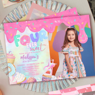 Convites quatro sempre doce