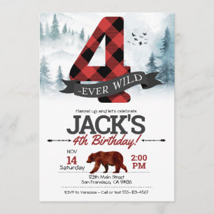 Convites Quatro sempre Wild convidado, 4 de Lumberjack