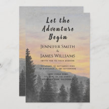 Que a aventura comece o casamento da floresta de m