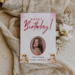 Convites Que as velas do seu bolo brilhem muito