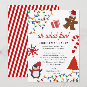 Convites Que Diversão! Festa Infantil de Natal
