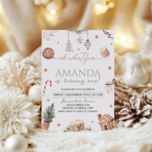 Convites Que Feliz Natal Primeiro Aniversário