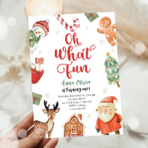Que Festa de Férias Divertida Aniversário Natal Pa