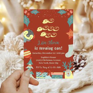 Convites Que festa de Natal de Férias Divertidas