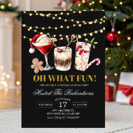 Convites Que Festa de Natal Divertida