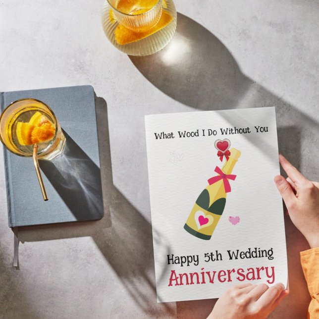 Convites Que Madeira Eu Faço Sem Você Feliz Casamento De 5 (Criador carregado)