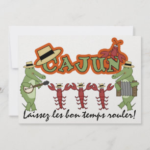 Convites Que os Bons Tempos Rolem! Estilo Cajun! SRF