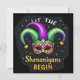 Convites Que os Shenanigans comecem