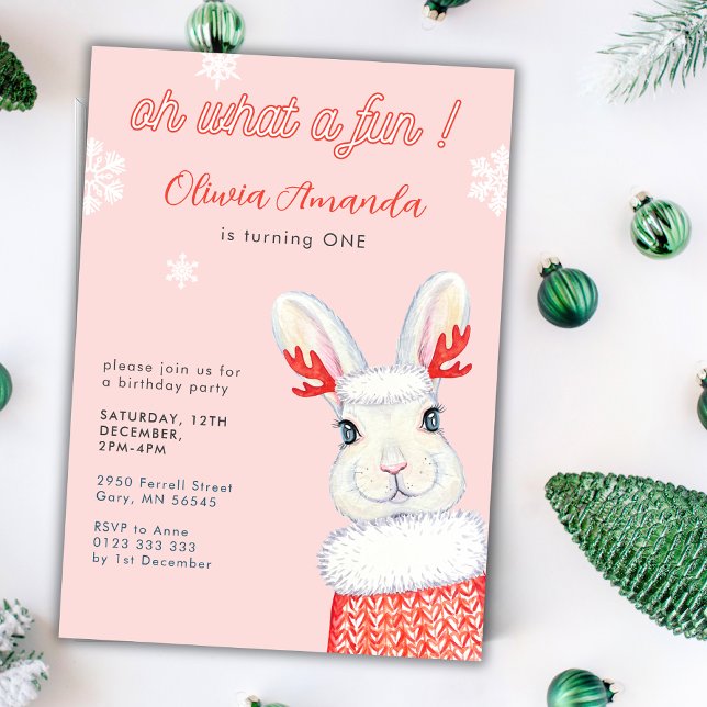 Convites Que primeiro aniversario De Primeiro Rosa Rosa De  (Criador carregado)