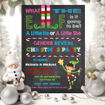 Convites Que Revelação do Chá de fraldas de Natal do Elf<br><div class="desc">O que o Elf é que o bebê vai ser convites para Chás de Revenda de Bebê. Possui um elfo feliz, pernas de elfo, canas doces e fontes coloridas divertidas em um fundo de quadro negro. Perfeito para um Natal Sexo Revelação chá de fraldas! Toda a redação pode ser alterada...</div>