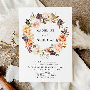 Convites Quebra Floral de Cores Aquáticas