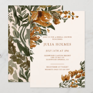 Convites Queda Chá de panela Botânico