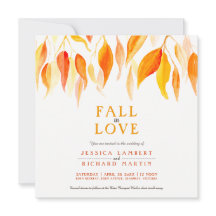 Queda de amor, cor d'água, casamento de folha lara