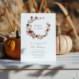 Convites Queda De Chá de panela Floral Floral