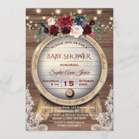 Queda do Chá de fraldas de vinha de barril de vinh