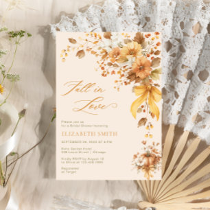 Convites Queda do Chá de panela Floral Boho