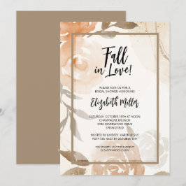 Convites Queda do Chá de panela Floral de Amor