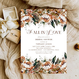 Convites Queda do Chá de panela Floral de Amor
