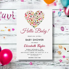 Convites Queda Elegante deixa Chá de fraldas romântico do c