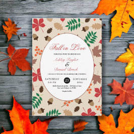 Convites Queda Elegante no amor deixa casamento floral de o