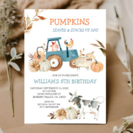 Convites Queda Fazenda de abóbora