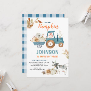 Convites Queda Fazenda Nosso Pequeno Aniversário De Abóbora