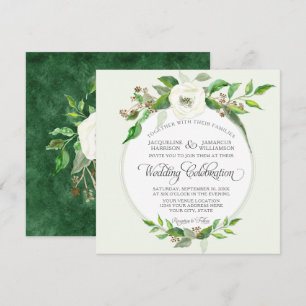 Convites Queda Floresta Inverna Madeira Boêmia BOHO Aquarel