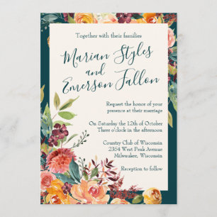 Convites Queda no amor