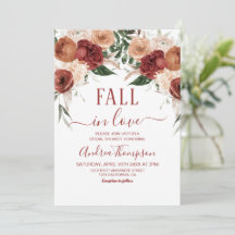 Queda no amor Flores Marsala chá de panela outono