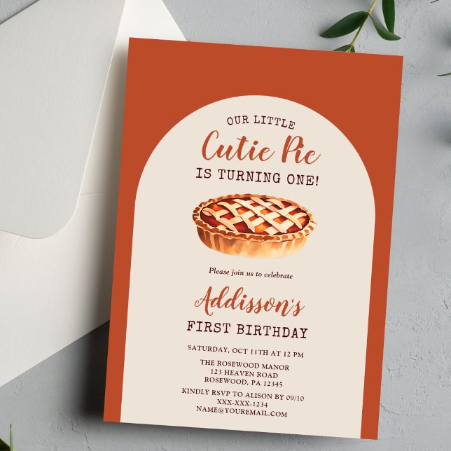 Convites Queda Primeiro Aniversário (Criador carregado)