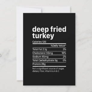 Convites Queda Turquia Ingredientes de nutrição Nu