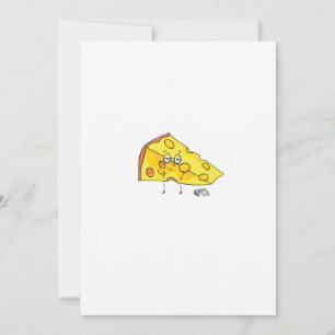 Convites Queijo personalizado. Maduro. aniversário