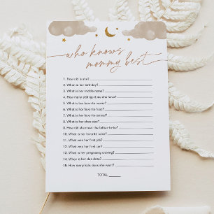 Convites Quem Conhece O Melhor Chá de fraldas Da Estrela De