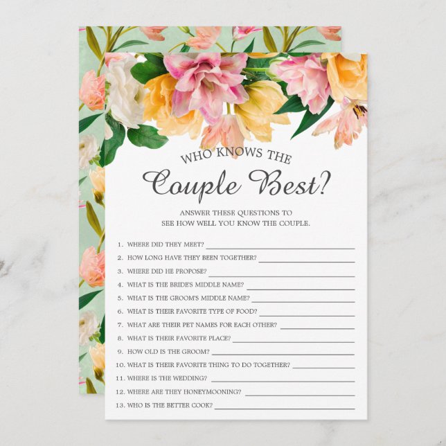 Convites Quem conhece o melhor Chá de panela do evento (Frente/Verso)