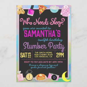 Convites Quem Precisa Dormir?