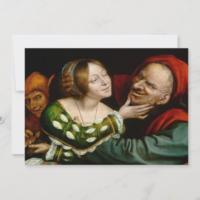 Convites Quentin Matsys - Amantes Correspondentes (Frente)