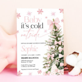 Convites Querida, é frio fora do convite, Chá de fraldas