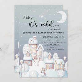 Convites Querida, está frio fora do chá de fraldas