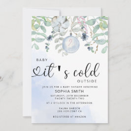 Convites Querida, está frio fora do chá de fraldas