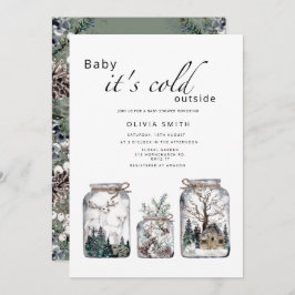 Convites Querida, está frio fora do chá de fraldas de inver