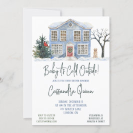 Convites Querida, está frio lá fora, Chá de fraldas de inve