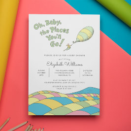 Convites Querida, os lugares que você vai Chá de fraldas