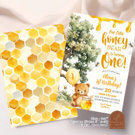 Convites Querida Urso está virando um aniversário